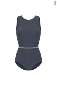 ジダンス ラインズ レオタード ZIDANS Sleeveless Leotard - Rock