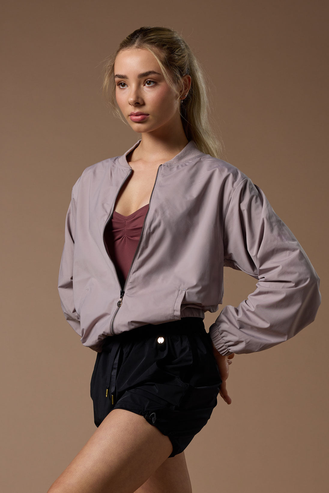 Chloe クロエ ホース 総柄 ベルベット ボンバー ジャケット ブルゾン Chloe クロエ ホース 総柄 ベルベット ボンバー ジャケット ブルゾン