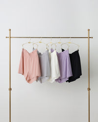 レヴダンス ショーツ LEVDANCE laura flared shorts CREAM