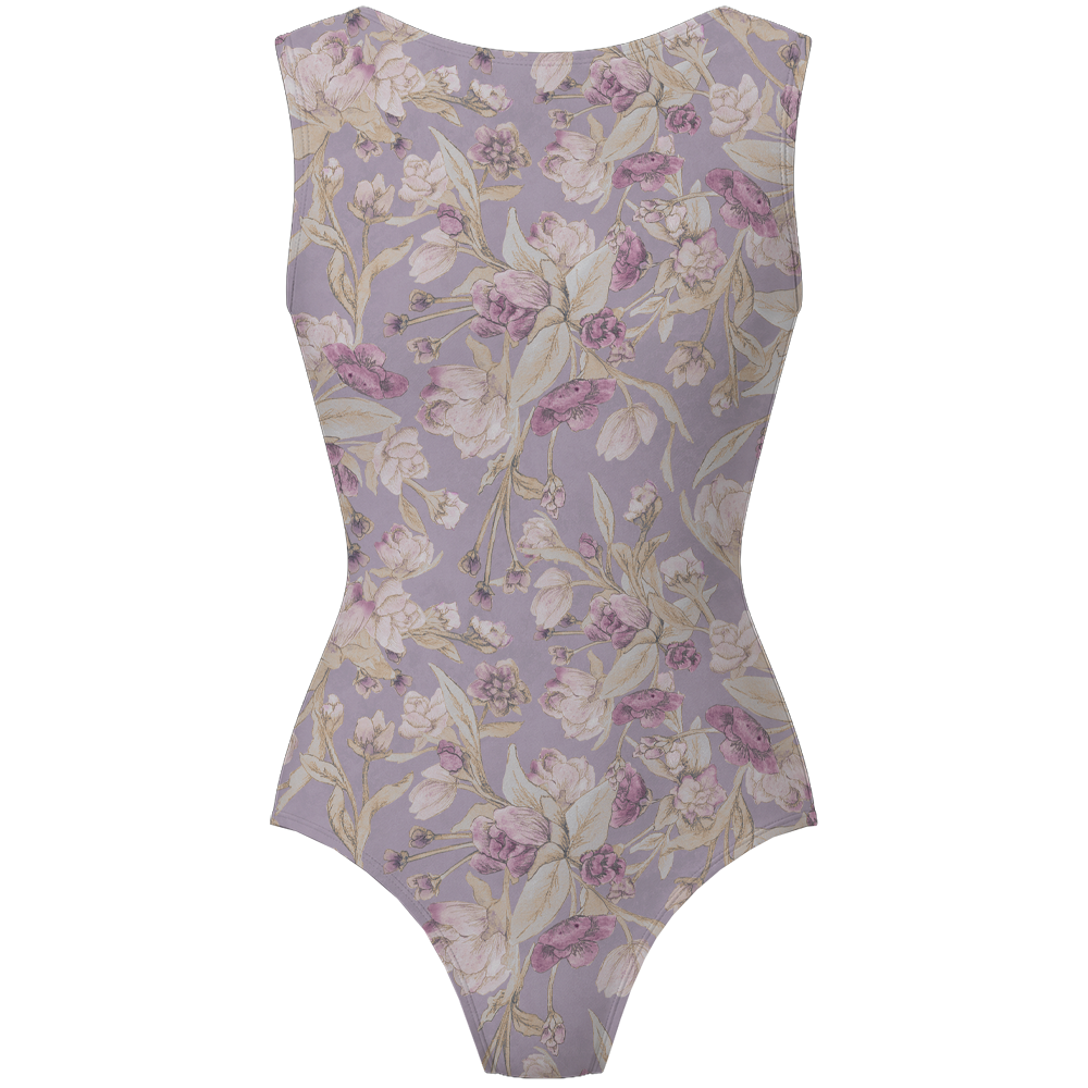 ラッキーレオ ノースリーブレオタード Luckyleo LAVENDER ÉTOILE ALLURE