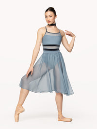 *エレベ ダンスウェア シフォン・リハーサル・スカート Eleve Dancewear Chiffon Rehearsal Skirt Light Jean RTW