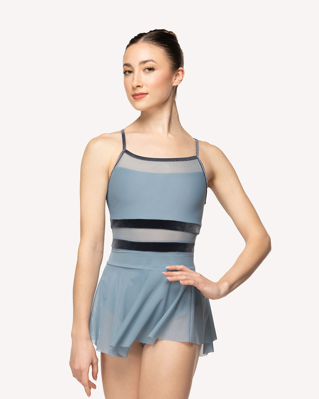 エレベ ダンスウェア ベタニー Eleve Dancewear Bethany Leotard Light Jean RTW