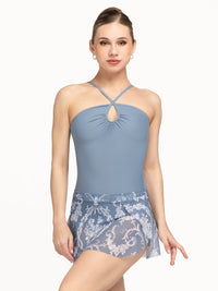 エレベダンスウェア ペタル スカート Eleve Dancewear Petal Skirt Maison Blue Mesh RTW