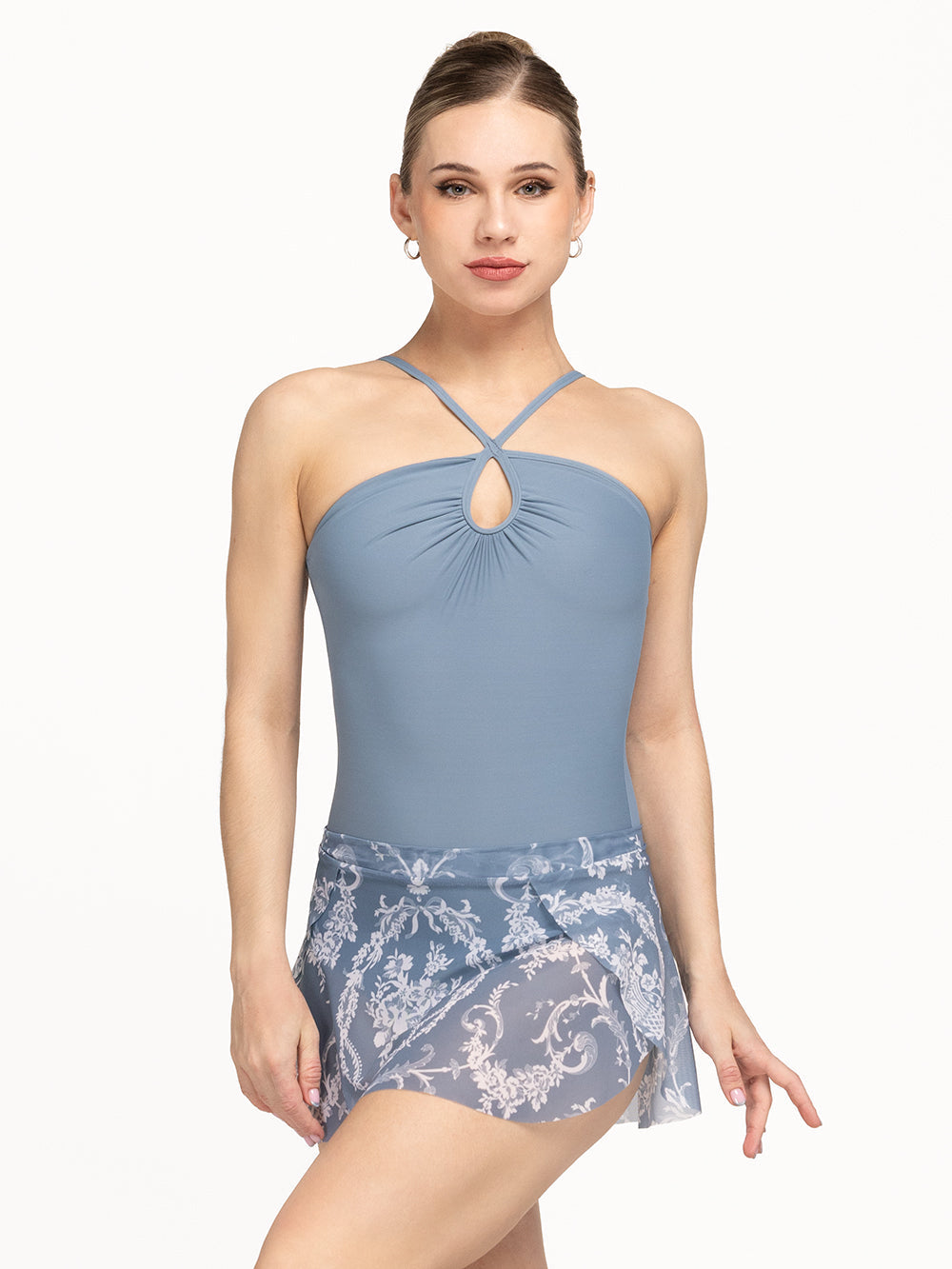 エレベダンスウェア ペタル スカート Eleve Dancewear Petal Skirt Maison Blue Mesh RTW