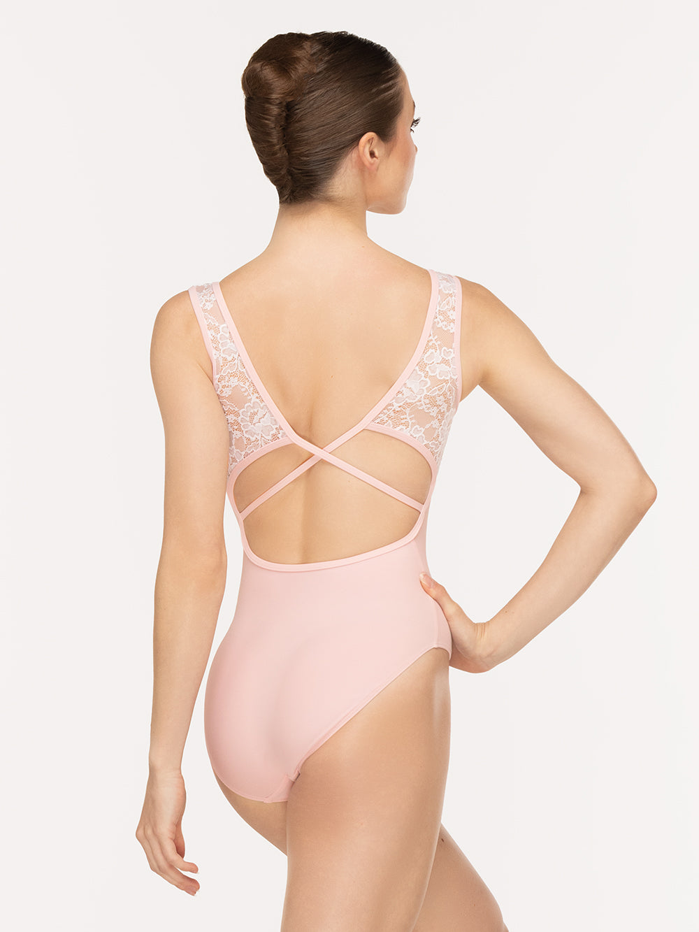 エレベ ダンスウェア ファビオラ・レオタード Eleve Dancewear Fabiola Leotard Light Pink RTW