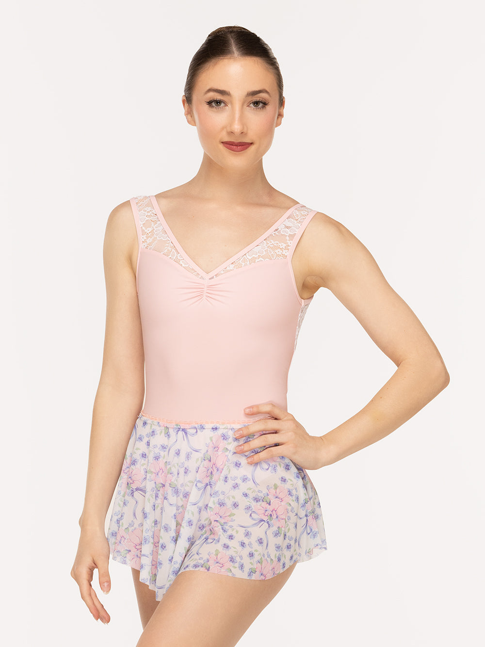 エレベ ダンスウェア スカート Eleve Dancewear Circle Skirt Mini Encore Mesh RTW
