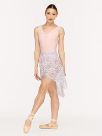 エレベ ダンスウェア ロング丈ハイロースカート Eleve Dancewear Long High-Low Skirt Encore Mesh RTW