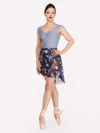 エレベ ダンスウェア バックタックスカート  Eleve Dancewear Back Tuck Skirt Moonlit Garden Eclipse Mesh RTW