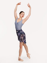 エレベ ダンスウェア バックタックスカート  Eleve Dancewear Back Tuck Skirt Moonlit Garden Eclipse Mesh RTW