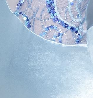 ダブルプラチナム パフォーマンスホルタースカートレオタードドレス【子供】Double Platinum Girls Performance Halter Skirted Leotard Dress