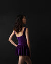 レヴダンス ベアトリチェ ベルベットスカート 紫 LEVDANCE beatrice velvet skirt PURPLE