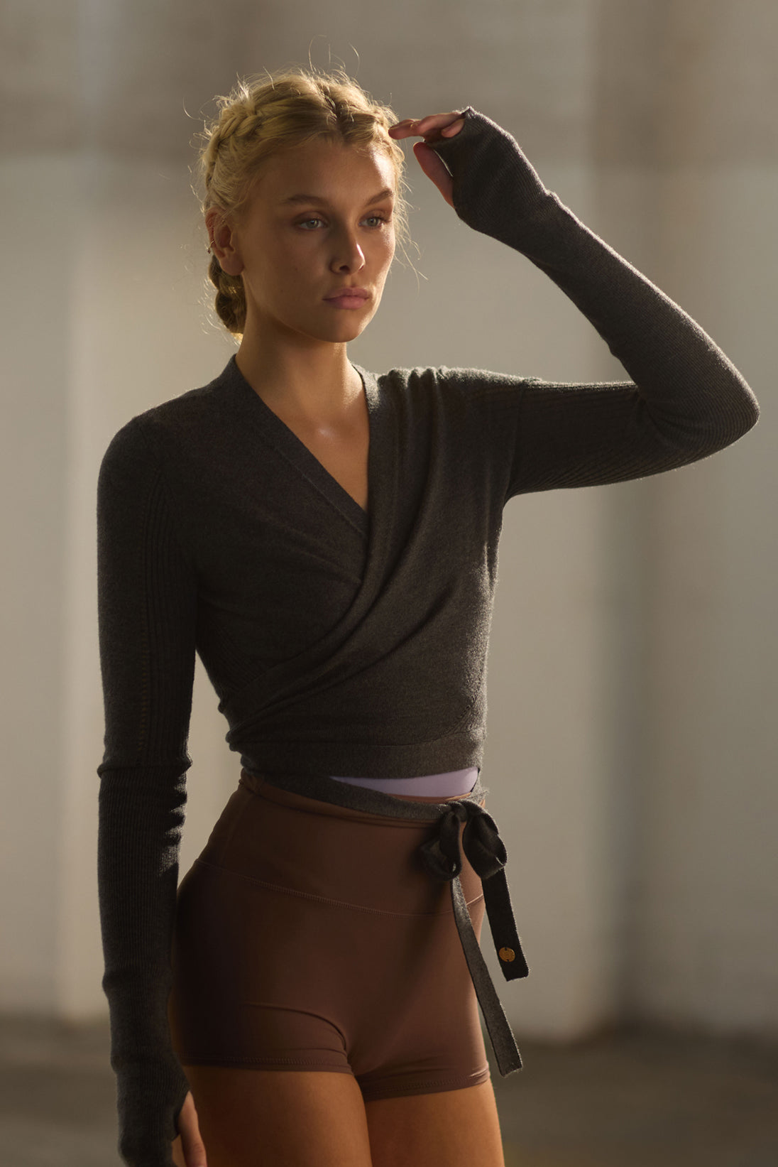 ボディール リュクス クロップ バレエ ラップ（在庫商品