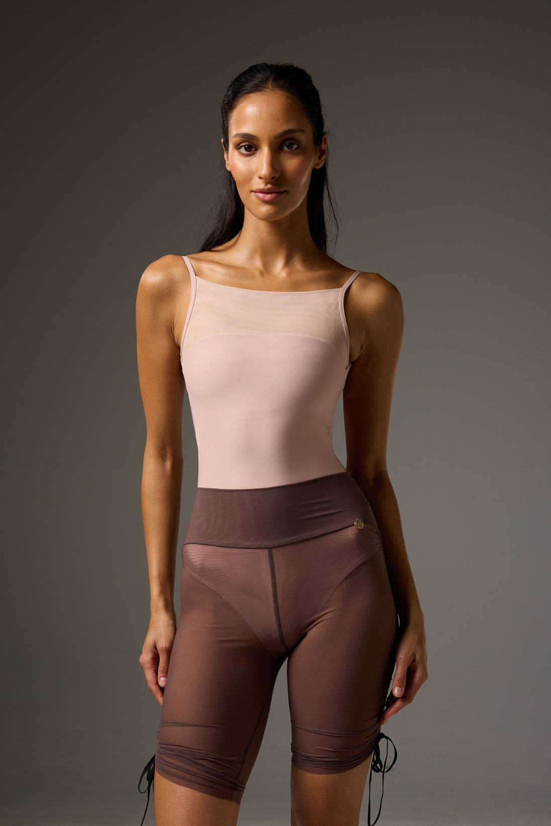 ボディール メッシュレイヤリングショート BODILE MESH LAYERING SHORT
