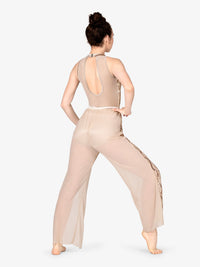 エリッセ  スパンコール ウェーブ パフォーマンスパンツ【大人】Elisse Womens Wide Leg "Sequin Wave" Performance Pants
