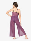 ダブルプラチナム キックプリーツ ガウチョ メッシュパンツ【大人】全2色 Double Platinum Womens Kick Pleat Gaucho Mesh Pants