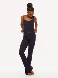 エレベ ダンスウェア ユニタードニット ダークネイビー Eleve Dancewear Deven Unitard Knit Dark Navy RTW