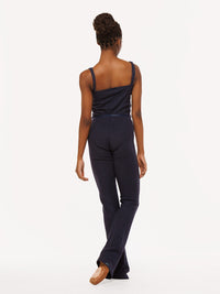 エレベ ダンスウェア ユニタードニット ダークネイビー Eleve Dancewear Deven Unitard Knit Dark Navy RTW
