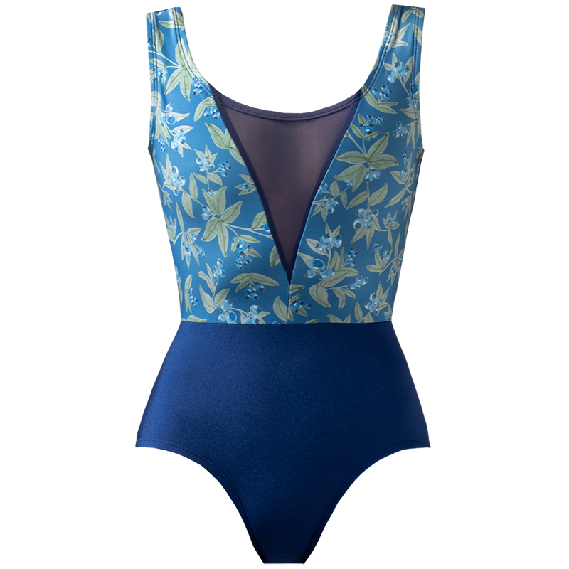 ラッキーレオ タンクレオタード Luckyleo NAVY & NAVY BLUEBERRIES