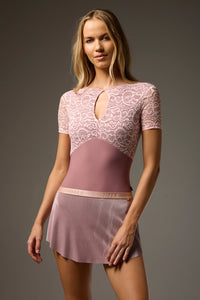 ボディール オリビアレオタード レース袖 BODILE OLIVIA LEOTARD LACE