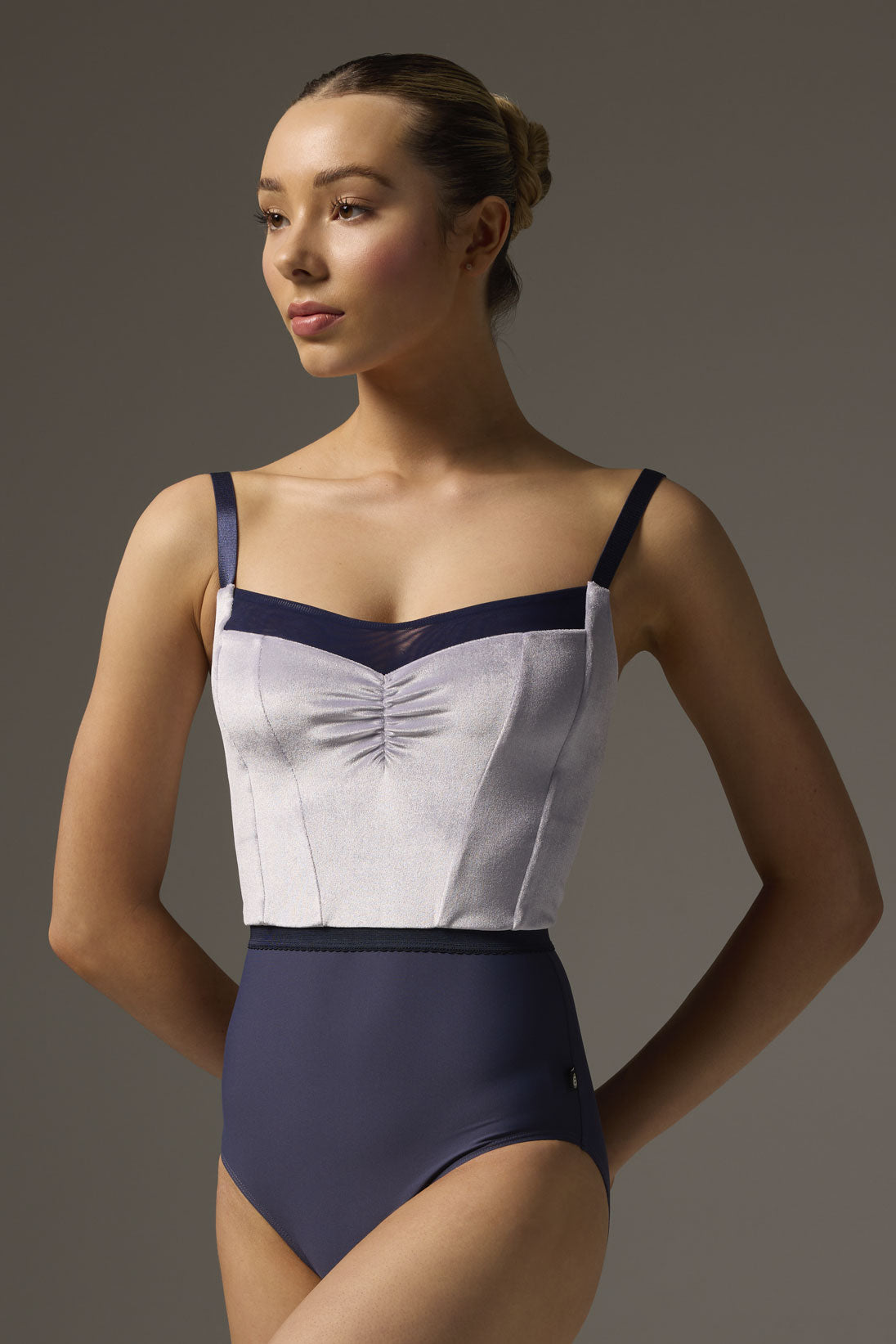 ボディール  オフィーリア レオタード M/L（在庫商品） BODILE OPHELIA RELEVÉ LEOTARD STARDUST BALTIC BLUE PRUSSIAN BLUE