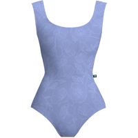 ラッキーレオ タンクレオタード Luckyleo PERIWINKLE ETCHED GARDEN CRESCENT