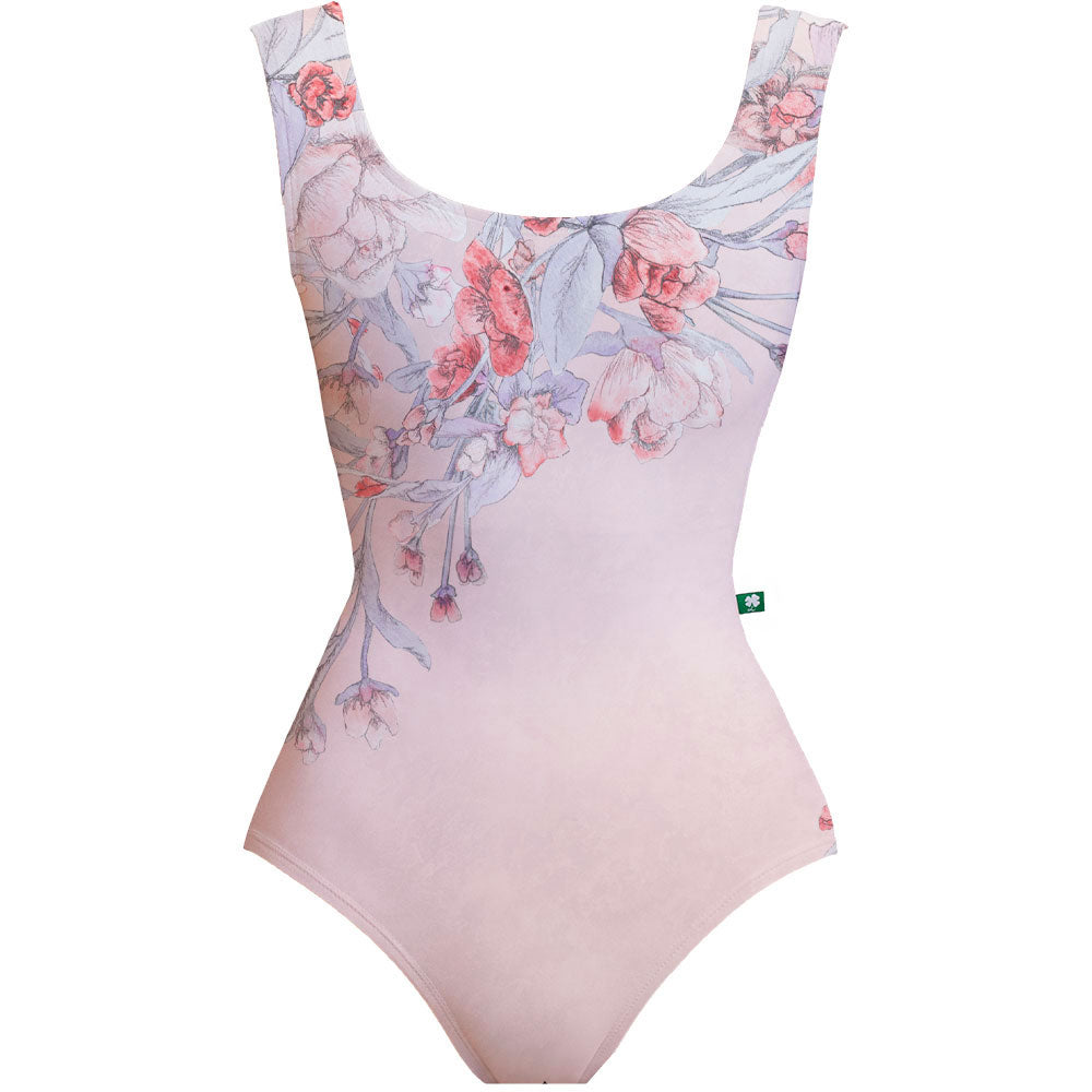 ラッキーレオ レオタード ピンクグイルド フローラルクレセント Luckyleo PINK GILDED FLORAL CRESCENT