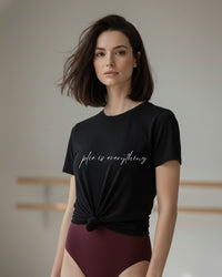 オーレント バレエ Tシャツ｜プリエ・イズ・エブリシング aurent.｜plié is everything（Black）