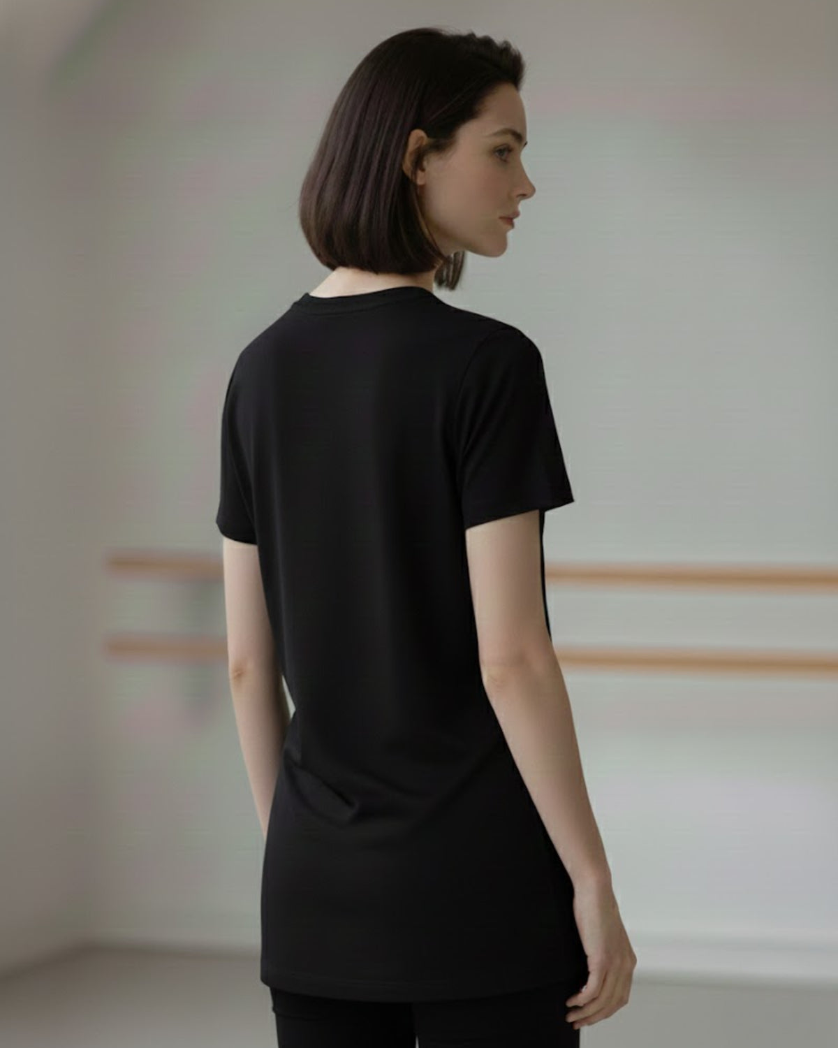 オーレント Tシャツ｜プリエ・イズ・エブリシング aurent.｜plié is everything（Black）