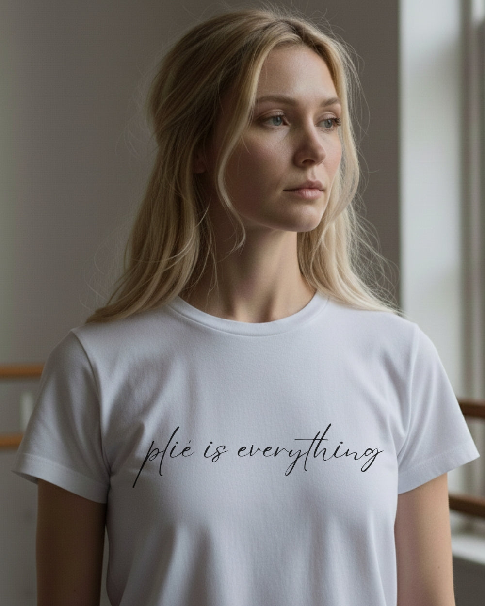 オーレント バレエ Tシャツ｜プリエ・イズ・エブリシング aurent.｜plié is everything（White）