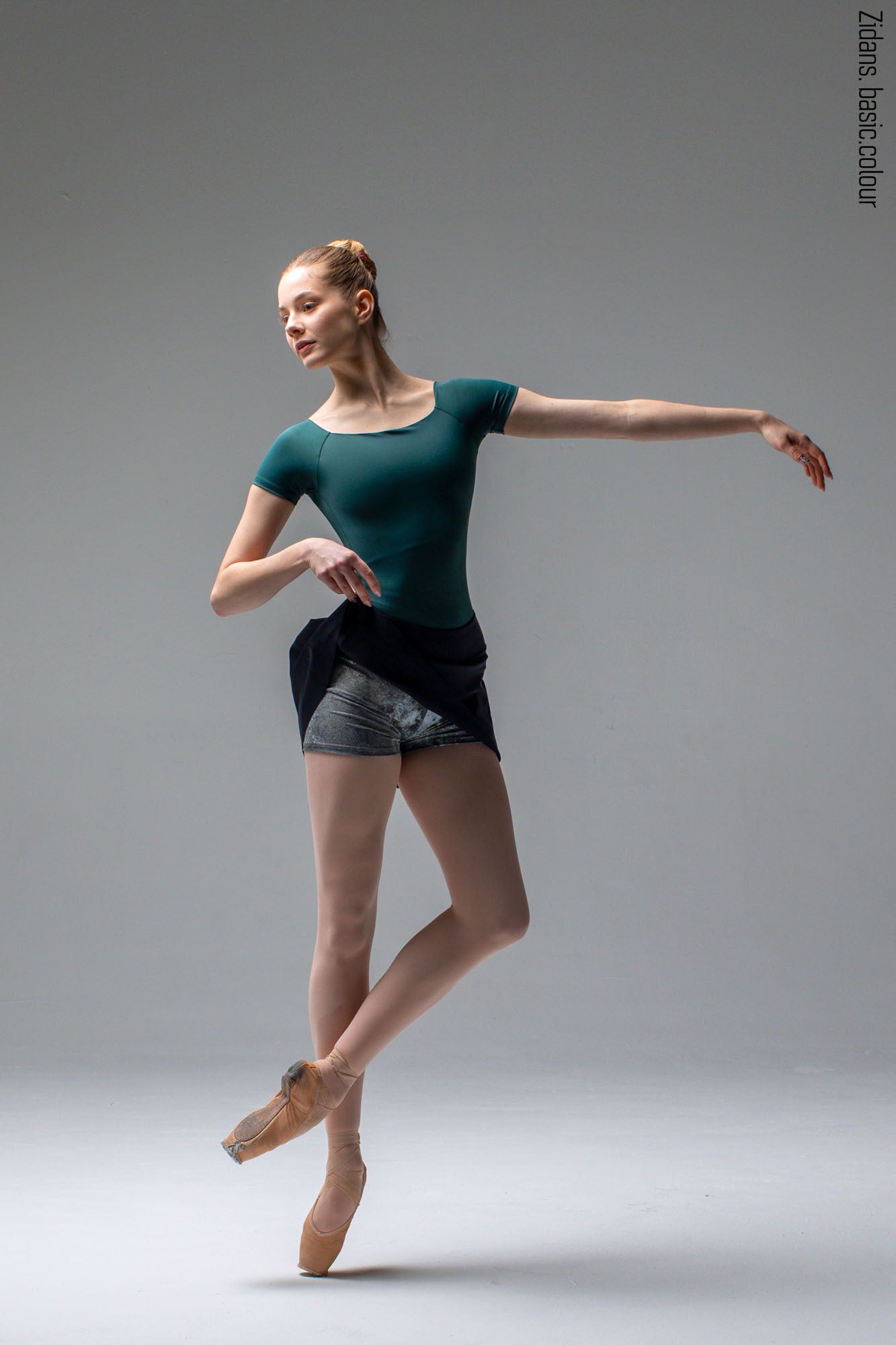 ジダンス スカート ZIDANS The Skirt + Shorts Stretch Black