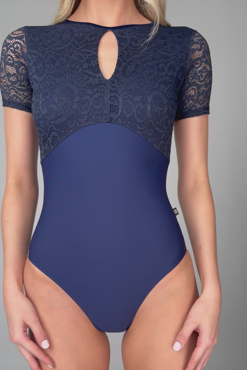 ボディール オリビアレオタード レース袖 BODILE OLIVIA LEOTARD LACE