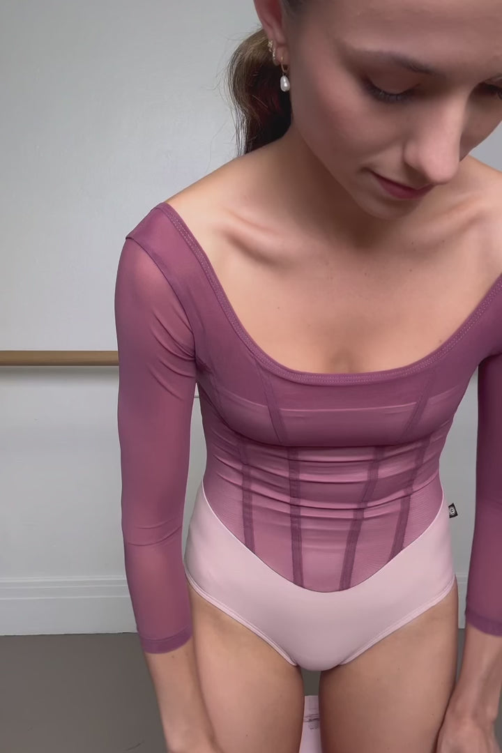 ボディール ソフィア 長袖レオタード BODILE SOFIA LEOTARD LONG SLEEVE