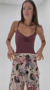 ボディール ラニア リハーサルラップスカート フラワープリント BODILE RANIA REHEARSAL WRAP SKIRT | FLORAL PRINTS