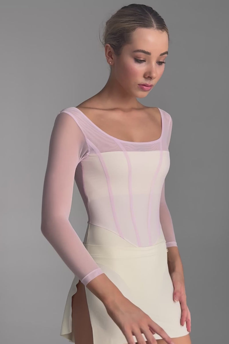 ボディール ソフィア 長袖レオタード BODILE SOFIA LEOTARD LONG SLEEVE
