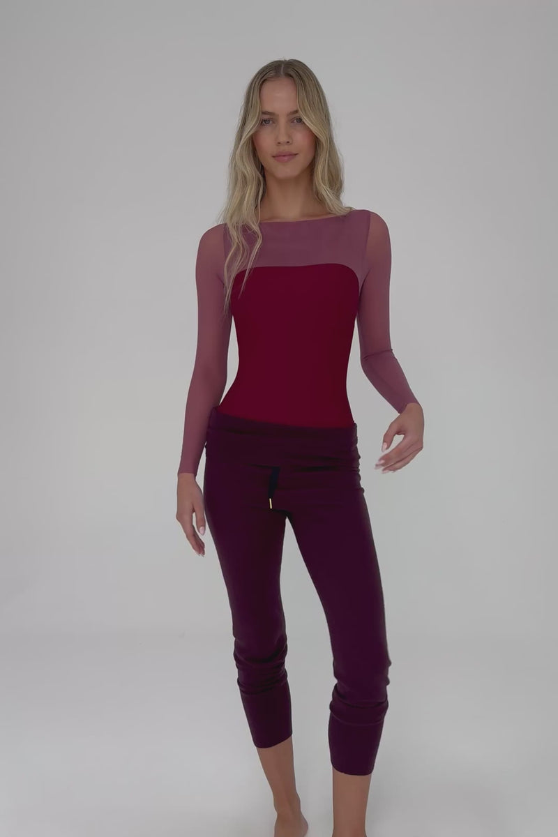 ボディール ウォームアップ ロングパンツ BODILE LUXE FITTED PANTS