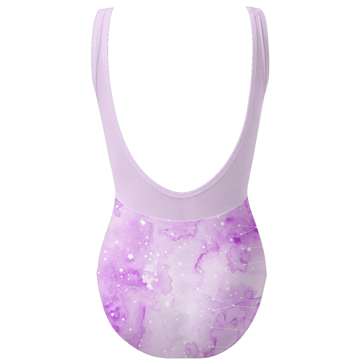 ラッキーレオ タンクレオタード Luckyleo PURPLE GEMINI CONSTELLATION & PURPLE MESH DART