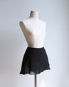 レヴダンス ラフィン巻きスカートv.2 ショート／ブラック LEVDANCE raffine wrap skirt v.2 SHORT / BLACK