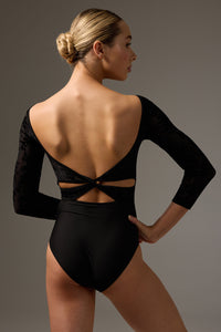 ボディール サシャ レオタード ブラックダリア BODILE SASHA LEOTARD | BLACK DAHLIA