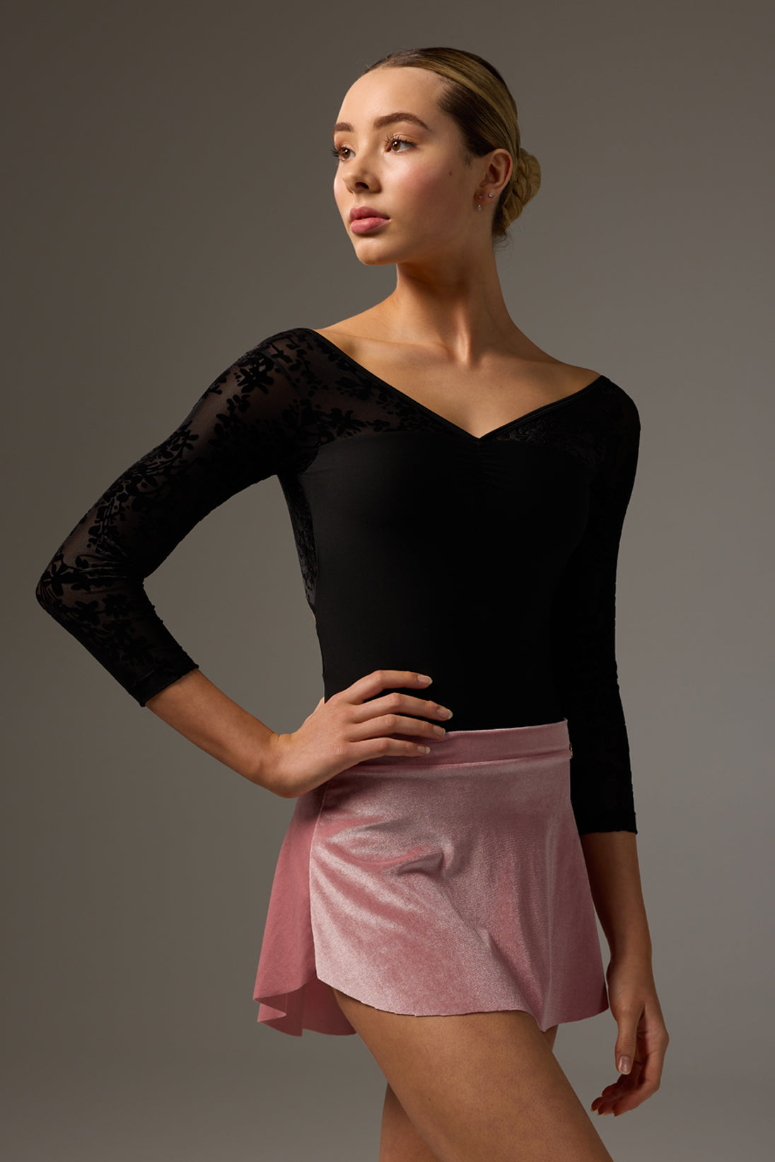 ボディール サシャ レオタード ブラックダリア BODILE SASHA LEOTARD | BLACK DAHLIA