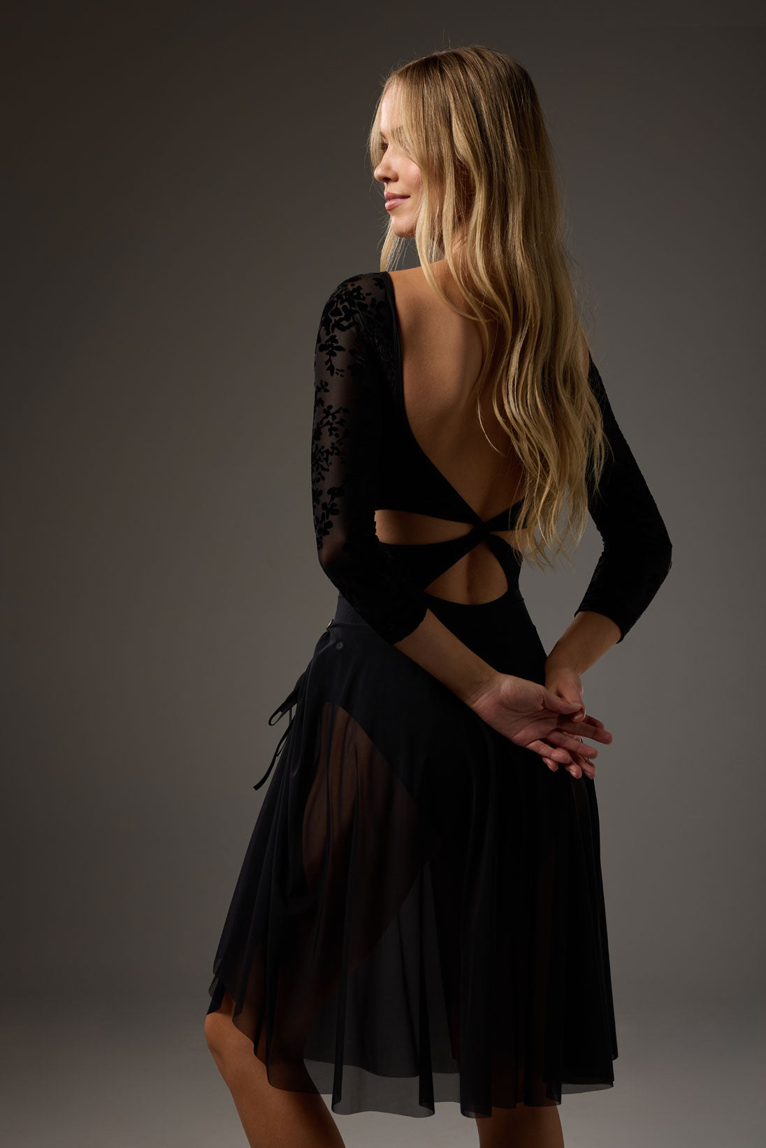 ボディール サシャ レオタード ブラックダリア BODILE SASHA LEOTARD | BLACK DAHLIA