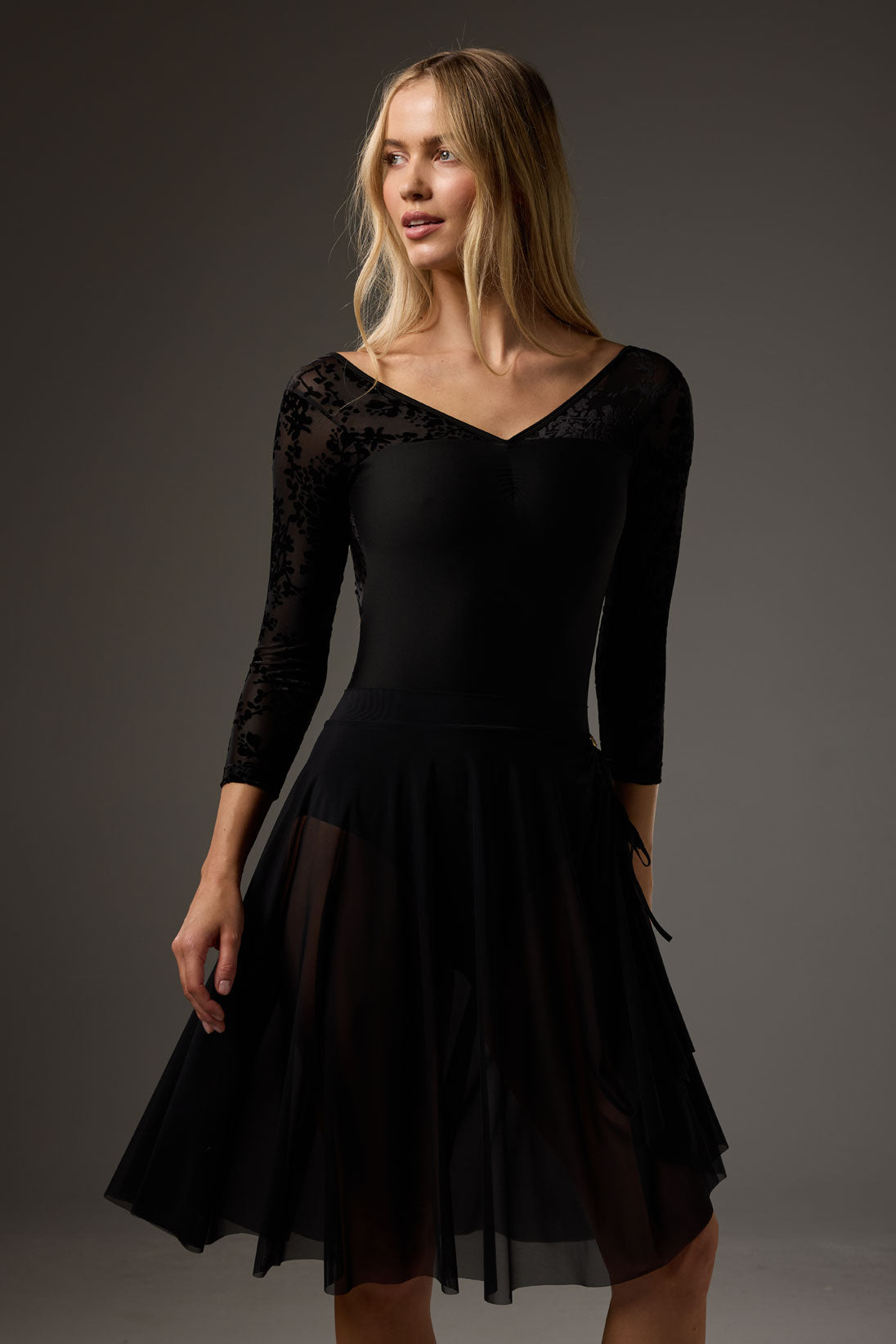 ボディール サシャ レオタード ブラックダリア BODILE SASHA LEOTARD | BLACK DAHLIA