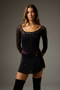 ボディール ソフィア レース長袖レオタード BODILE SOFIA LACE LONG SLEEVE