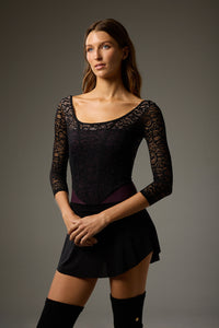 ボディール ソフィア レース長袖レオタード BODILE SOFIA LACE LONG SLEEVE