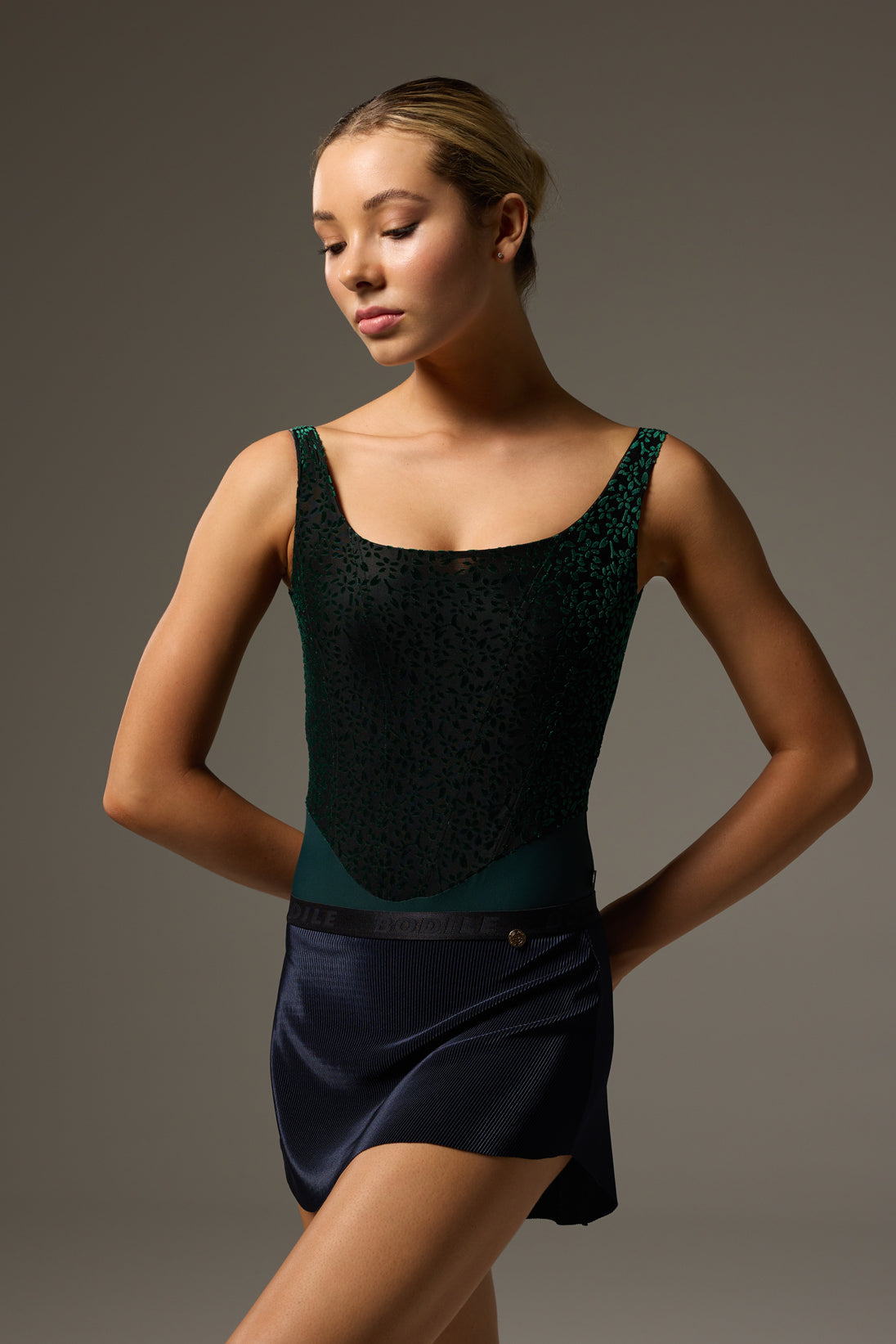 バレエ Bodile Sofia Leotard SM Moss Mulberry SOFIA LEOTARD – BODILE