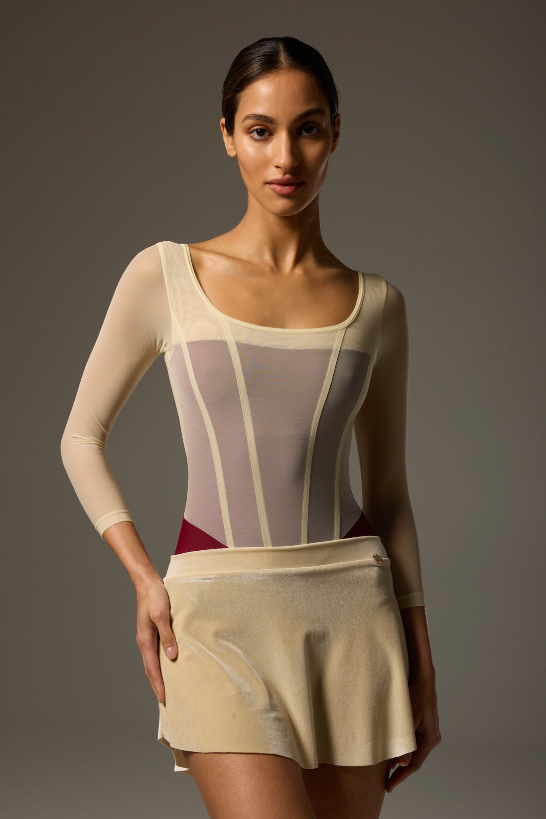 ボディール ソフィア 長袖レオタード BODILE SOFIA LEOTARD LONG SLEEVE