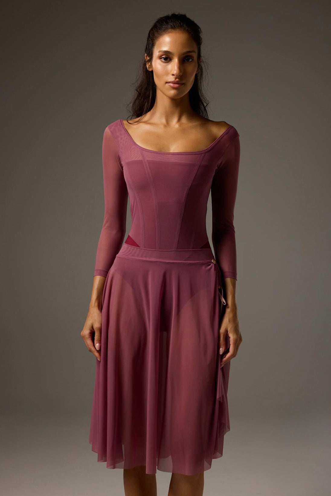 ボディール ソフィア 長袖レオタード BODILE SOFIA LEOTARD LONG SLEEVE