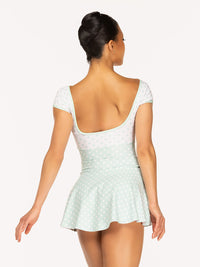 エレベ ダンスウェア ジェーン・レオタード Eleve Dancewear Jane Leotard Spearmint & White Polka Dot RTW
