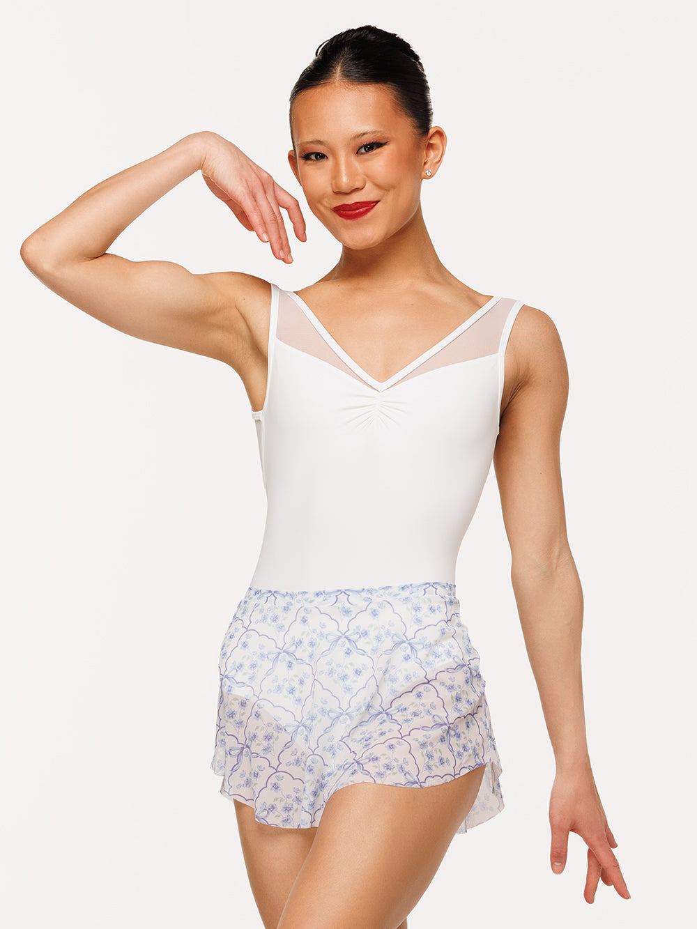 エレベ ダンスウェア スカート Eleve Dancewear Calla Skirt Final Bow Mesh RTW