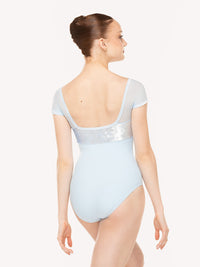 エレベ ダンスウェア ジェーン・レオタード Eleve Dancewear Jane Leotard True Blue Crushed Velvet RTW