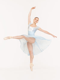 エレベ ダンスウェア ジェーン・レオタード Eleve Dancewear Jane Leotard True Blue Crushed Velvet RTW